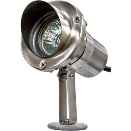DABMAR LIGHTING 7W & 12V LED MR16 Stainless Steel Spot Light with Hood LV11-LED7